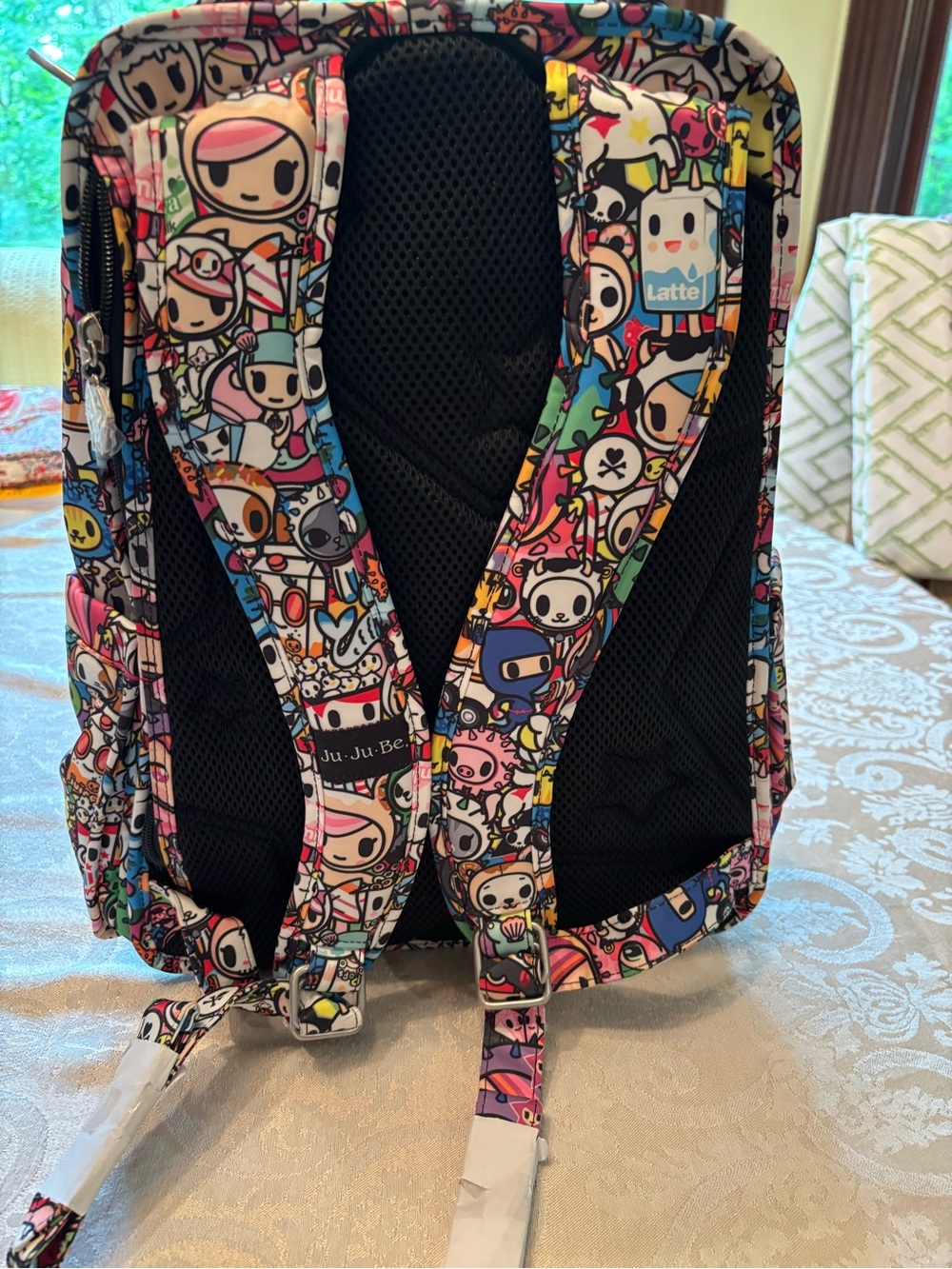 NWT Ju-Ju-Be x tokidoki Multicolor Latte Print Women’s Backpack - Picture 3 of 4